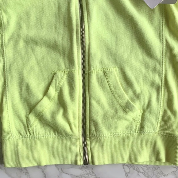 VINTAGE HAVANA Girls Yellow Full Zip Hoodie SIZE M/10--12 NWT - Picture 2 of 7